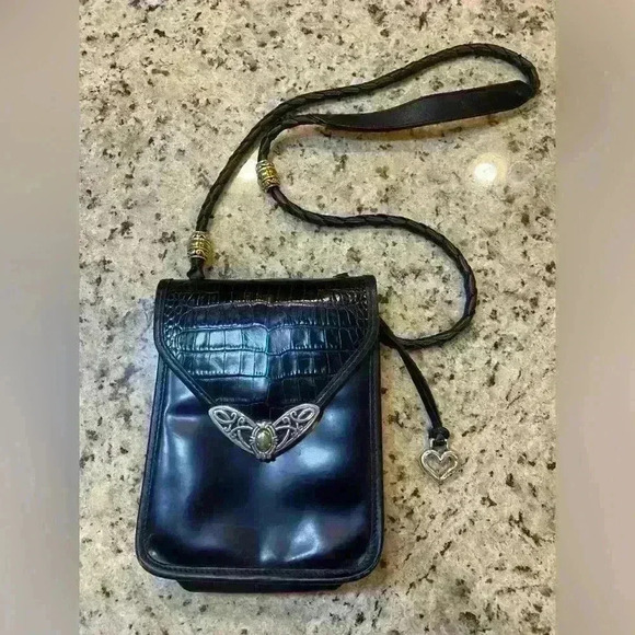 Brighton Silver & Gold Butterfly Crossbody - Picture 1 of 7